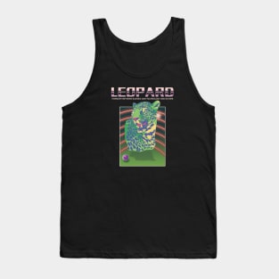 Green leopard head Tank Top